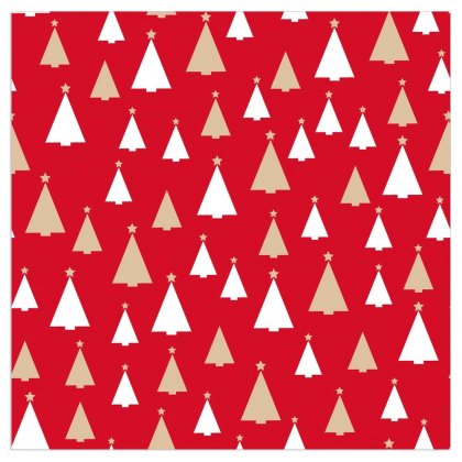Servetėlės Christmas Tiny Trees Red