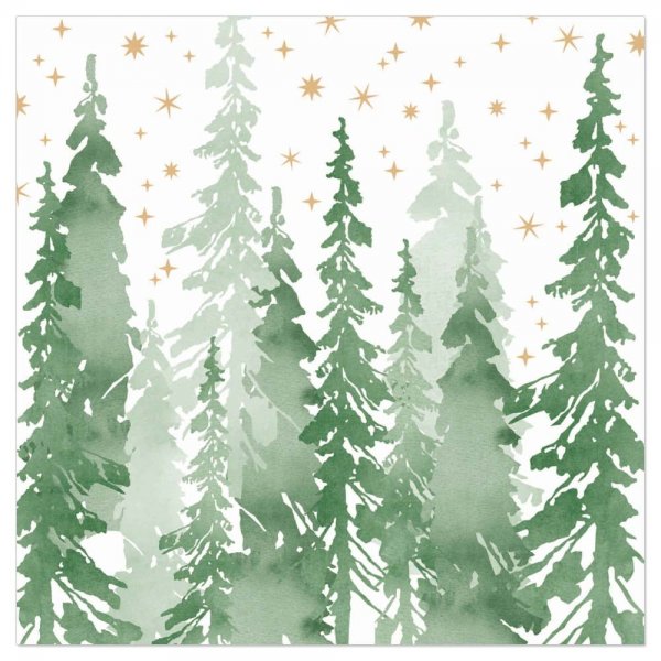 Servetėlės Christmas Forest Green
