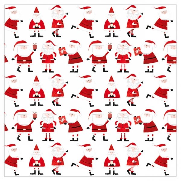 Servetėlės Christmas Tiny Santa White