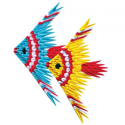 Modulinis origami Fish 1 + 1
