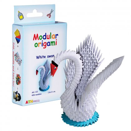 Modulinis origami White Swan