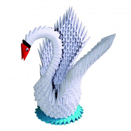 Modulinis origami White Swan