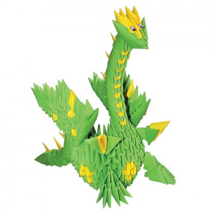 Modulinis origami Green Dragon