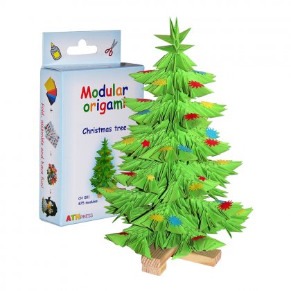 Modulinis origami Christmas Tree