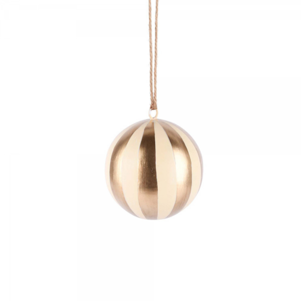 Mažas eglutės žaislas Gold Cream 5 cm