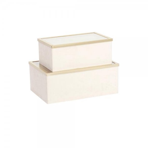 Dviejų dėžučių rinkinys White