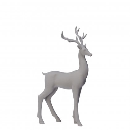 Dekoracija elnias Sella Deer Light Grey