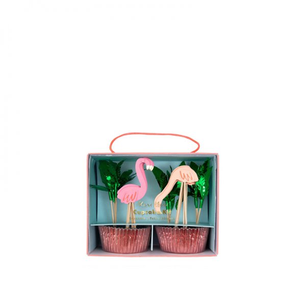 Keksiukų dėkliukai Neon Flamingo