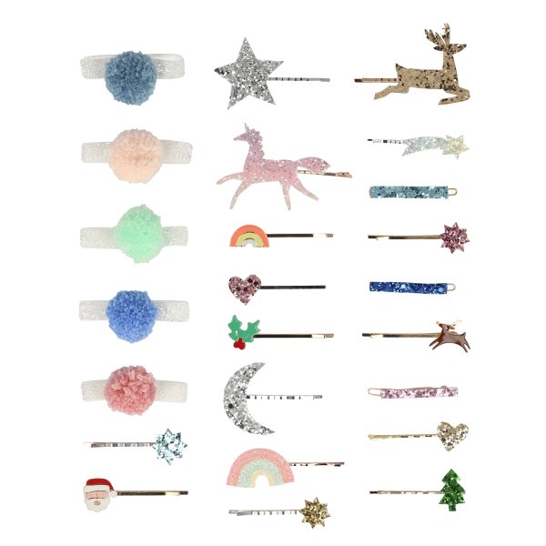 Advento kalendorius - lagaminas HAIR ACCESSORIES