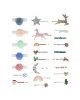 Advento kalendorius - lagaminas HAIR ACCESSORIES
