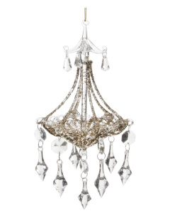 Eglutės žaislas Glass chandelier 23 cm