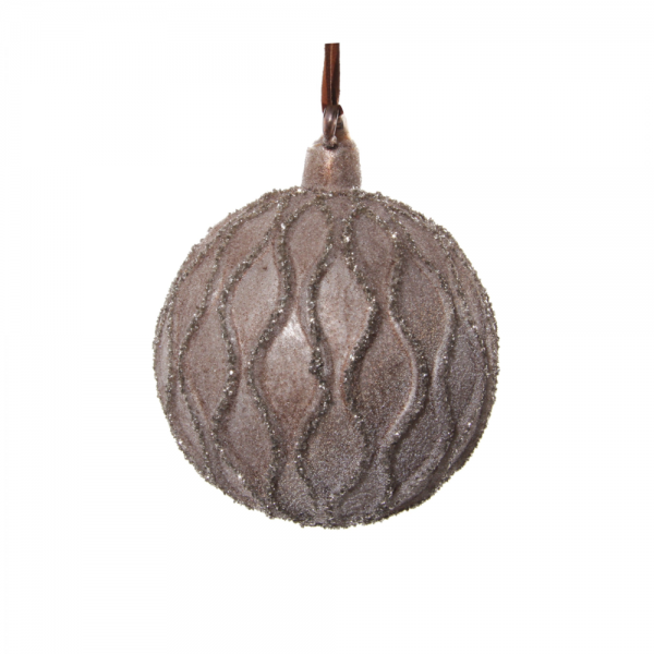Eglutės žaislas Glass ball dune 10 cm