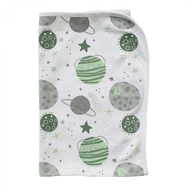 Organinės medvilnės antklodė Moon Green 70x80 cm
