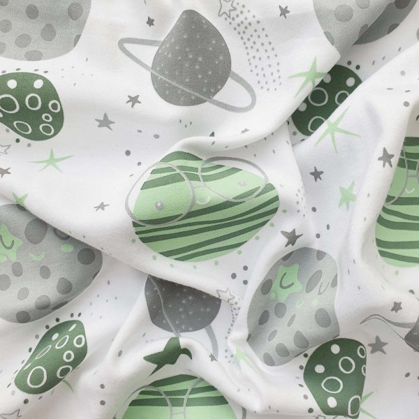 Organinės medvilnės antklodė Moon Green 70x80 cm